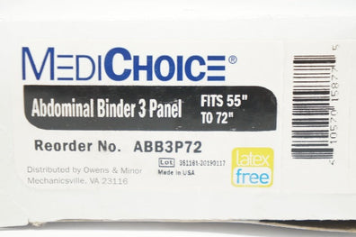 MediChoice ABB3P72 Abdominal Binder 3 Panel